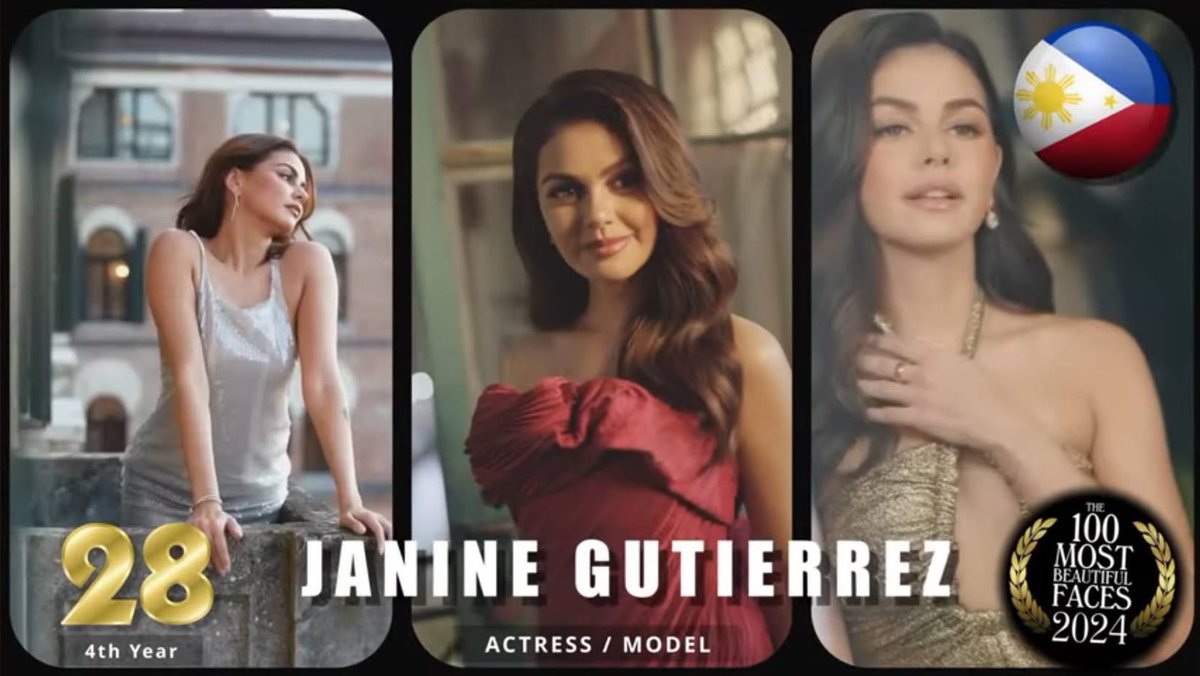 inquirerdotnet's tweet photo. FACE CARDS NEVER DECLINE 😍

Seven Filipinas are part of the UK-based TC Candler’s “The 100 Most Beautiful Faces of 2024” list namely:

1: Andrea Brillantes
28: Janine Gutierrez
31: Liza Soberano
52: Belle Mariano 

[1/2] 📸: TC Candler/YouTube via @HMallorcaINQ https://t.co/EUARVXt3Et
