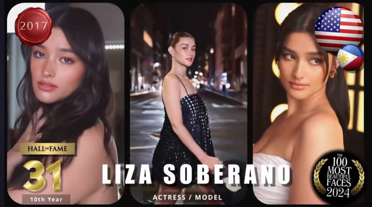 inquirerdotnet's tweet photo. FACE CARDS NEVER DECLINE 😍

Seven Filipinas are part of the UK-based TC Candler’s “The 100 Most Beautiful Faces of 2024” list namely:

1: Andrea Brillantes
28: Janine Gutierrez
31: Liza Soberano
52: Belle Mariano 

[1/2] 📸: TC Candler/YouTube via @HMallorcaINQ https://t.co/EUARVXt3Et