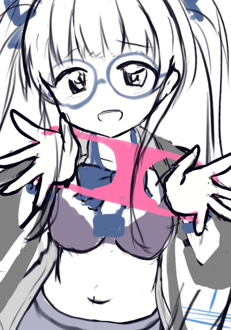 只今お次の描いております多分今年ラストかも(๑و•̀ω•́)و 