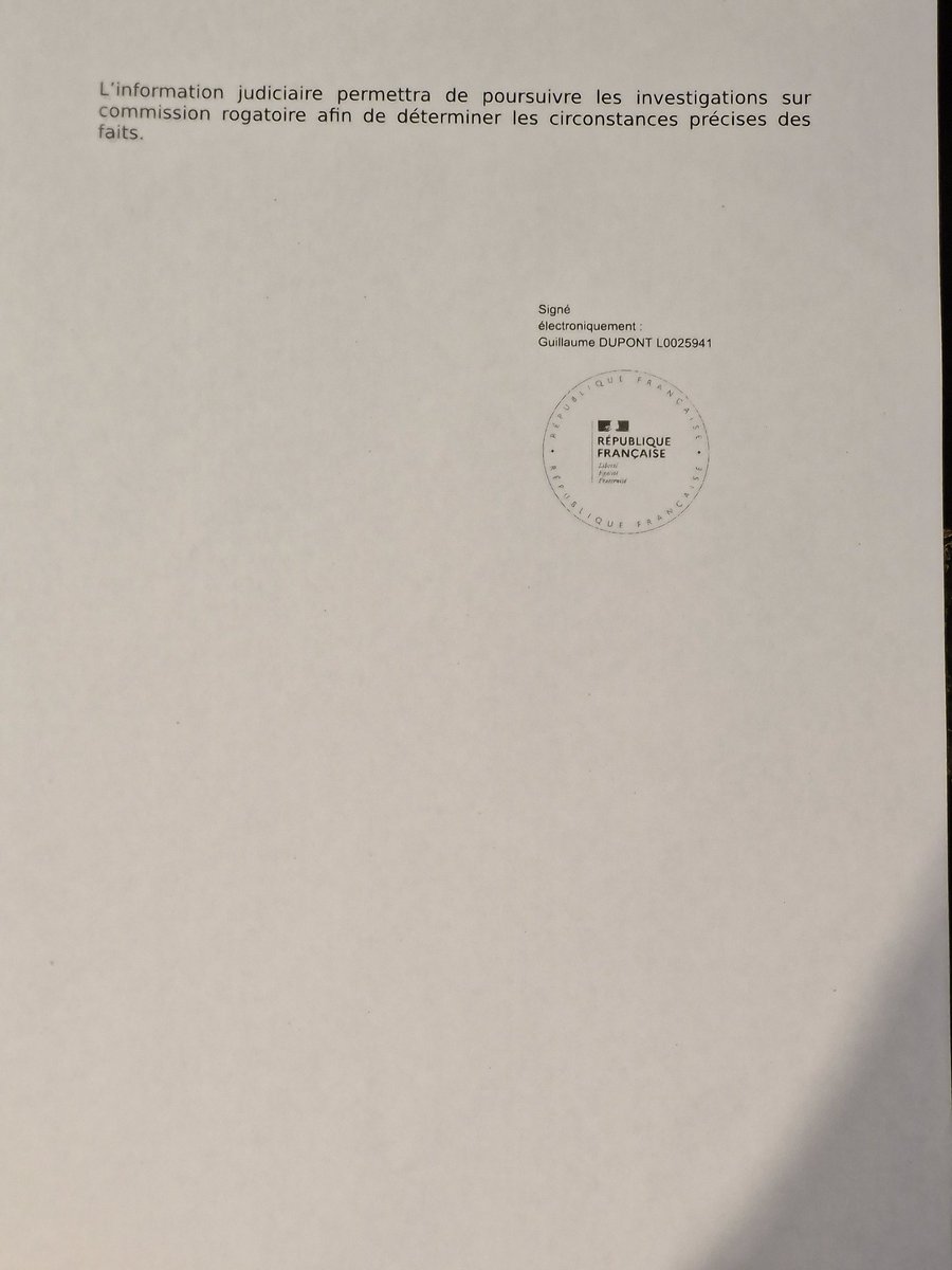 Proc_Compiegne's tweet image. Communiqué de presse du parquet 
(Actualisé)