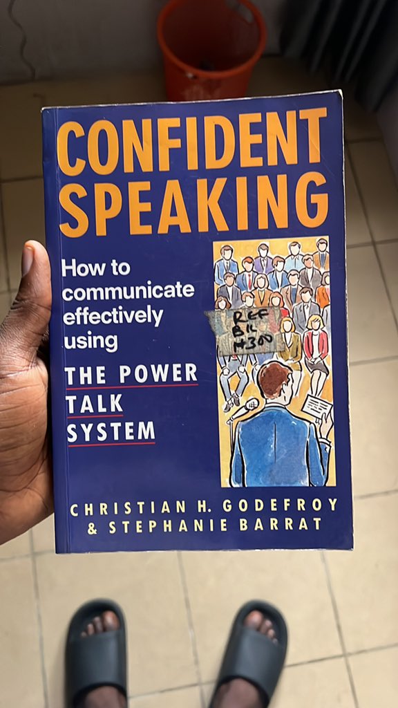 ToyosiGodwin's tweet photo. To everyone looking to acquire this skill, read this book. Got it from one of the random books my mum has lying in her house. https://t.co/ppWKh5NSXX