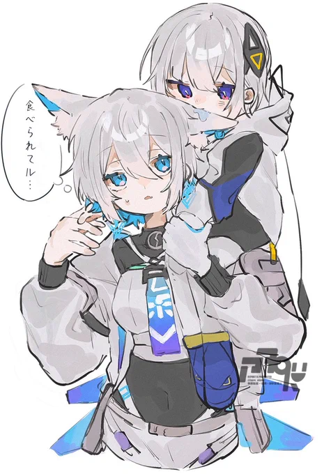ちい可不ちゃんと狐子ちゃん 