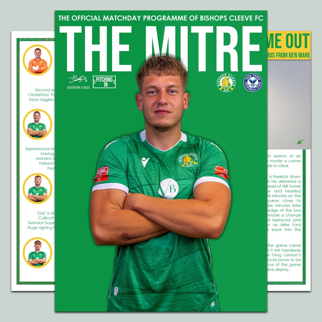 Download the latest edition of our Matchday Programme "The Mitre" to whet the appetite before this afternoon's game against <a href="/YateTownFC/">Yate Town F(C)</a> 👇

pitchero.com/clubs/bishopsc…