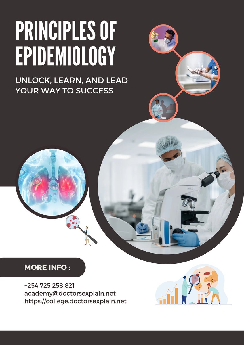 DocsExplainFM's tweet photo. Principles of Epidemiology Course: Explore disease patterns, transmission, and control strategies. Enroll at https://t.co/bfPBmX9eMg

🌍🦠💉 #Epidemiology #DiseasePrevention #HealthEducation #PublicHealth #InfectiousDiseases #HealthControl #GlobalHealth https://t.co/iU9znHAhGv