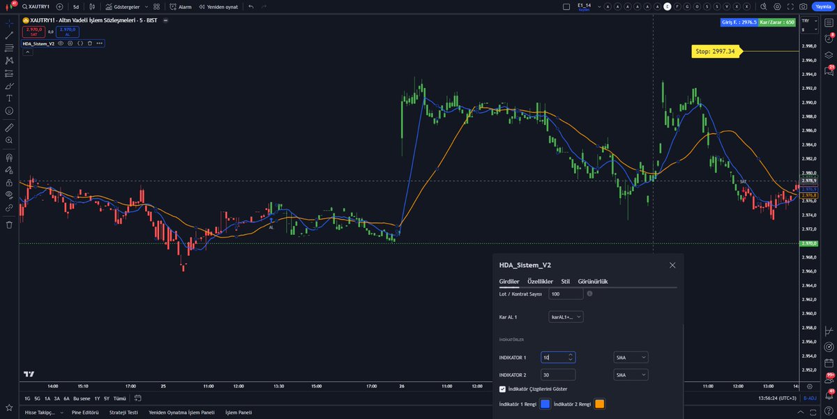 levent_elektro's tweet image. Ufak bir güncelleme: İndikatör çizgilerini artık grafik üzerinde görüntüleyebilirsiniz. 📊✨
#TradingView #PineScript #Algo #HDA_SistemV2