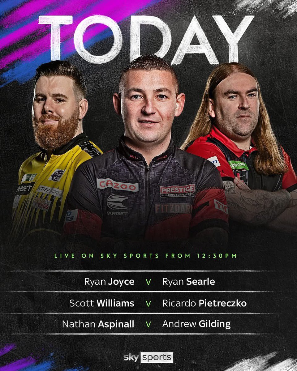 ckbb_co_uk's tweet photo. 🎯 @paddypower World Darts Championship - Day 11!  🎯

The action keeps heating up at the Paddy Power World Darts Championship, with some thrilling matchups on the schedule today! 🏆🔥 https://t.co/ijC6Uvny1g