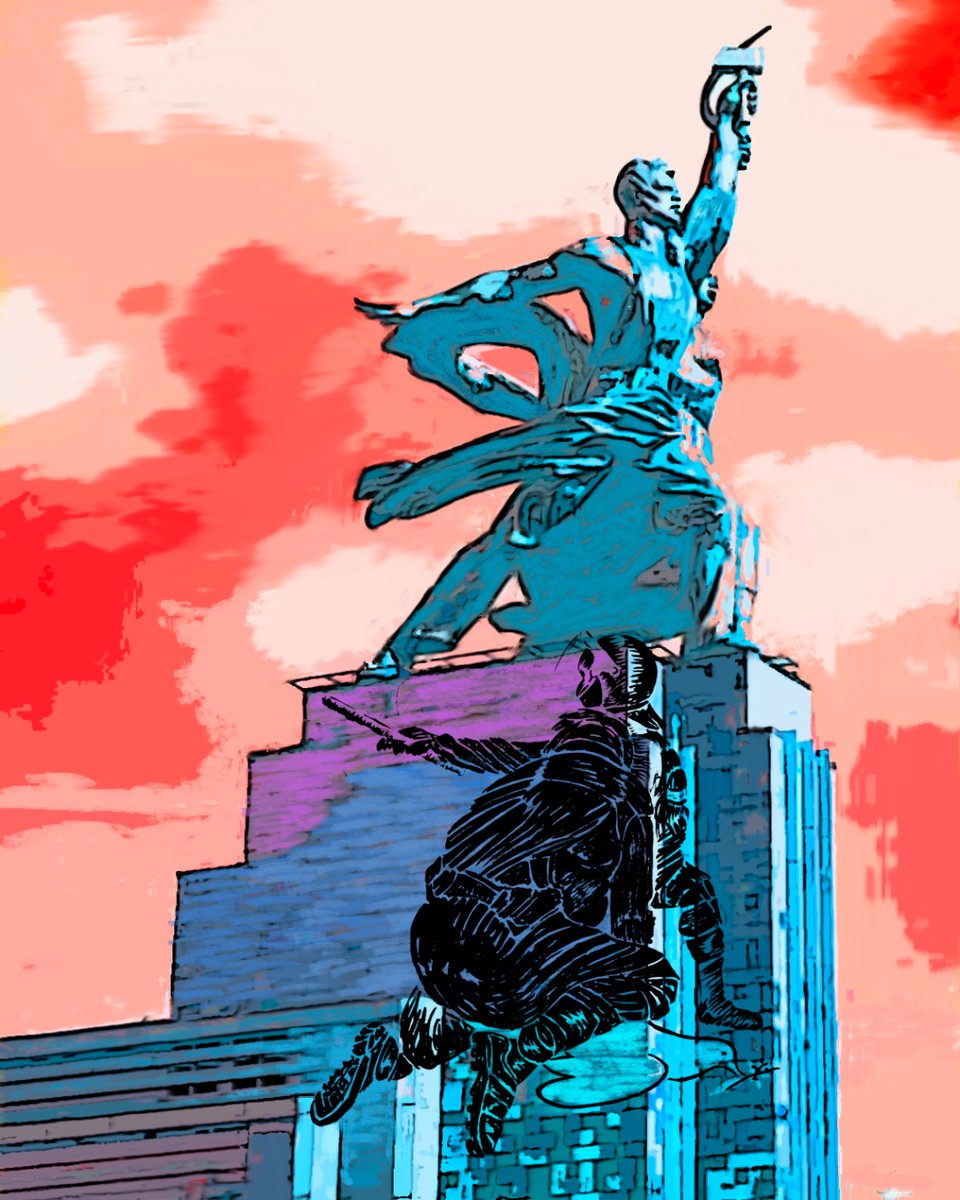 cybertapas's tweet photo. MOSCOW WORKER SCULPTURE GRAFITTI
CYBERGRAFITTI SERIES
Impossible graffiti
✔️Cybergraffiti is a collection of digital graffiti that is impossible to do in the real world.
https://t.co/KDTcsGya3y
#NFTcommunity #nftart #nftcollector https://t.co/ZXGRYzoYis