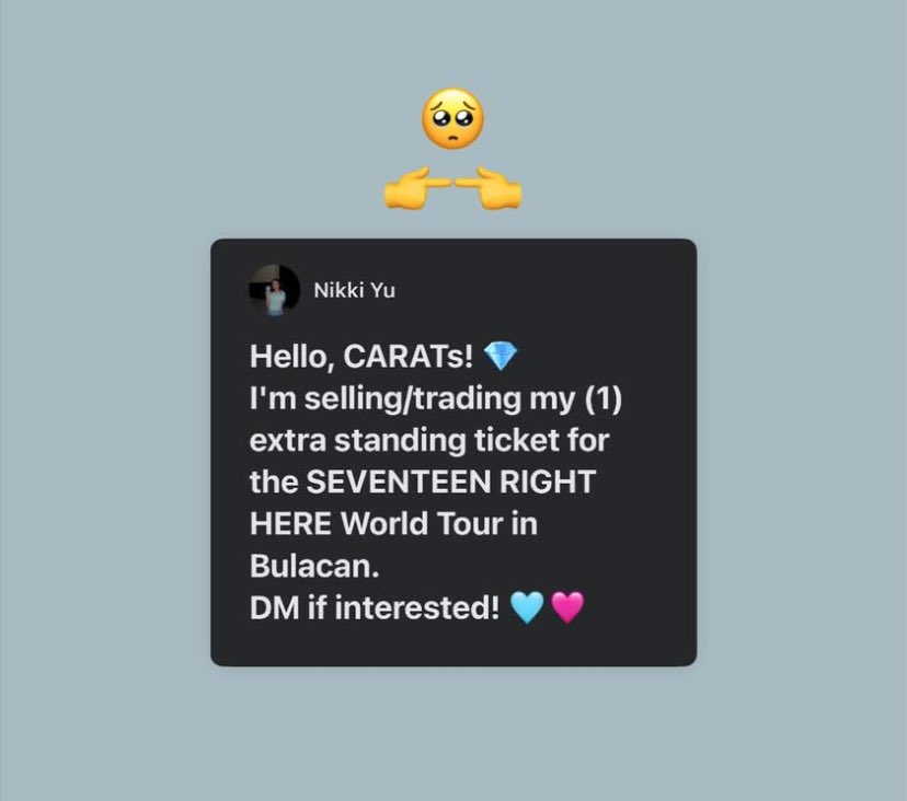 HELLO CARATs! baka may want sainyo 🥺 bilhin nyo na. I cant go kasi due to conflict sched 😭 baka may interested let me know or dm me!! help rt pls