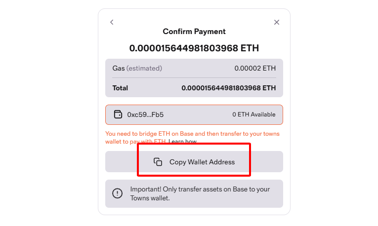 Thienthien1305's tweet photo. Join sớm nhận ngay 1000 points với dự án @townsapp bên #Base nhé anh em. 

Town raise được tổng #51M$  từ các quỹ lớn dẫn đầu bởi A16z nên anh em yên tâm làm :))

Chi phí: 2$

Hướng dẫn cách làm:

1. Join vào link của Thiên để nhận 1000 points:

https://t.co/mtsvk4GJv7

+ Chọn Join
+ Login tài khoản bằng Google, Twitter hoặc tốt nhất là Farcaster đều được nhé mọi người.

2. Tới bước thanh toán: 

+ Sau khi login xong sẽ tạo được ví riêng của dự án và mình bắt đầu tới bước thanh toán. 
Cứ nhấn confirm payment liên tục nhé.

+ Coppy ví và nạp tầm 0.0006 ETH ~ 2$ vào.
(Mạng Base nha anh em)

+ Khi nạp và thanh toán xong sẽ join vào nhóm của Thiên và nhận được luôn 1000 points.
Phí sẽ mất 0.0005 $ETH + 0.00002 $ETH fee (trả cho dự án không phải cho Thin) 

4. Điểm danh hằng ngày theo cấp số tăng dần sẽ nhận được thêm điểm: 

+ Ngày 1 điểm danh được 1 point.
+ Ngày thứ n điểm danh sẽ được n point.

Anh em tranh thủ vào sớm vì join sớm được 1000 points cũng nhiều đó. Điểm danh mỗi ngày được có 1 point =))