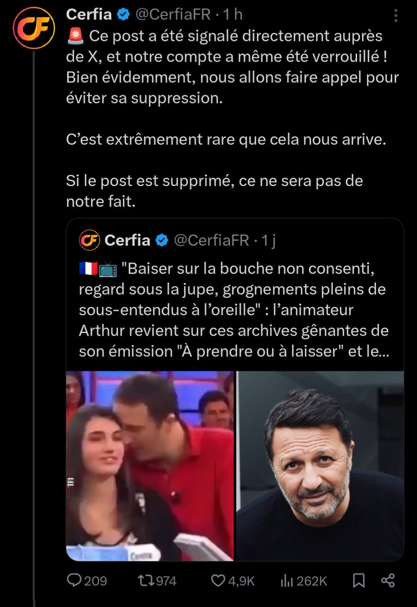 Vincent Flibustier 👽 (@vinceflibustier) on Twitter photo Si apparemment c'était juste une autre époque et qu'il avait rien de grave, pourquoi toutes ces procédures pour faire supprimer les contenus <a href="/Arthur_Officiel/">Arthur_Officiel</a> ? Si apparemment c'était juste une autre époque et qu'il avait rien de grave, pourquoi toutes ces procédures pour faire supprimer les contenus <a href="/Arthur_Officiel/">Arthur_Officiel</a> ?