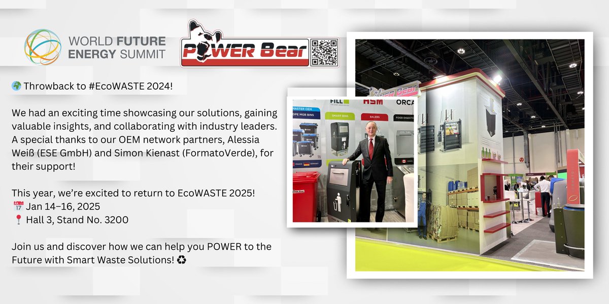 powerbeargd's tweet image. #EcoWASTE2025 #Sustainability #SmartWasteSolutions #CircularEconomy