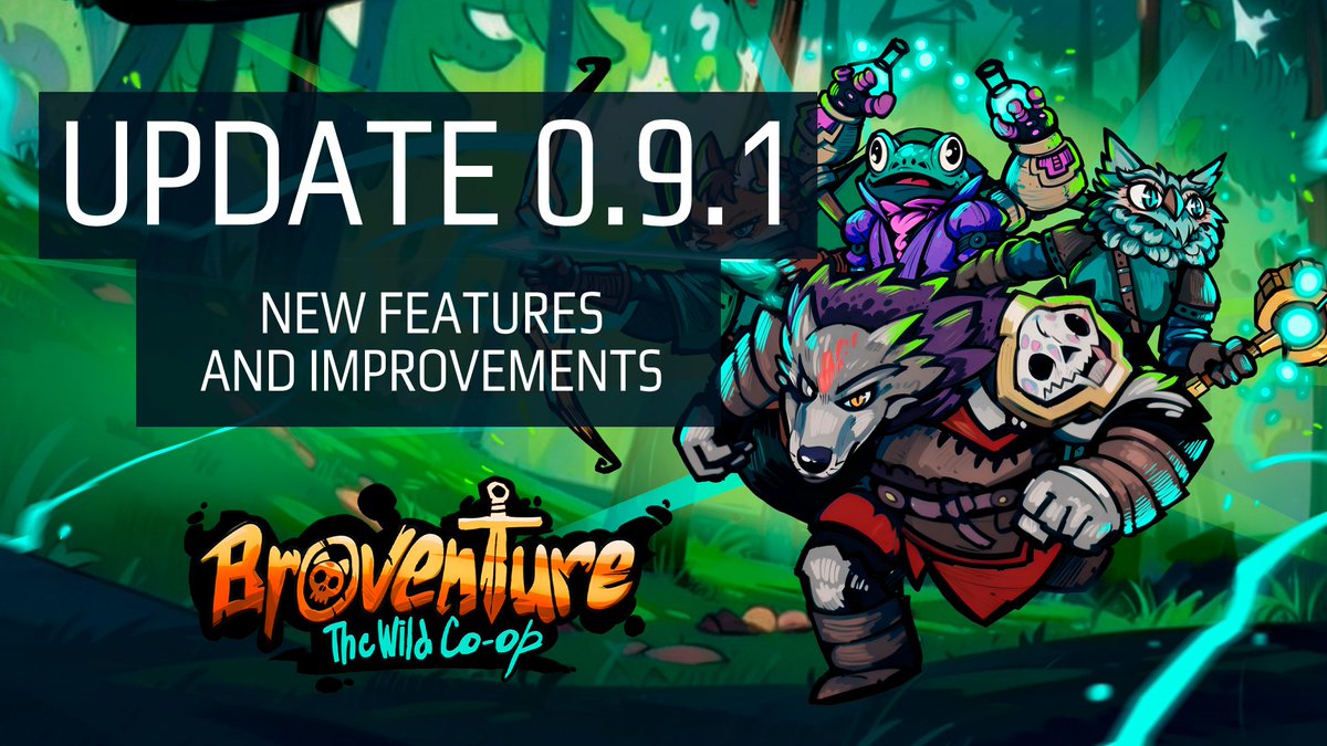 ✨ New Broventure Update! ✨

• Training Camp &amp; Weapon Evolution added
• Steam nicknames integration
• Major fixes, balance tweaks &amp; more

👉Full patch notes here: store.steampowered.com/news/app/29396…

#GameDev #IndieGame #SteamGames #GameDevelopment #Unity3D