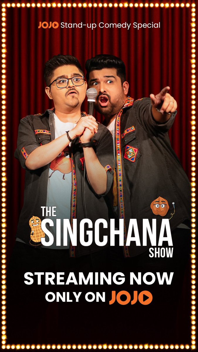 CinemaRareIN's tweet photo. Gujarati stand-up comedy special #TheSingchanaShow (2024), now streaming on @jojoapp_in.
@nautankideep #OmBhatt https://t.co/X3gVbg3lqW