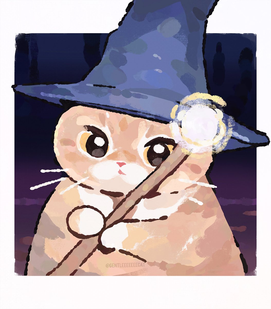 gentleeeeeeecat's tweet image. some great wizard