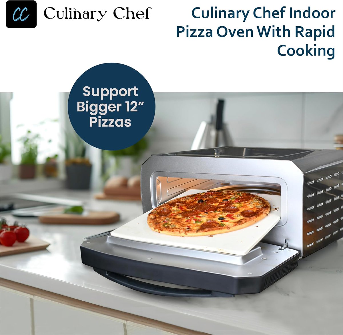 shoppingatepk's tweet image. Culinary Chef Indoor Pizza Oven with Rapid Cooking &amp;amp; Accessories
💡Order now &amp;amp; Enjoy 30% off your first purchase!
🔖 For more details: call or Whatsapp: +923467776552
🔖 visit official store shoppingate.pk
#indoorpizzaoven #RapidCooking #stainlesssteeloven #pizzalovers