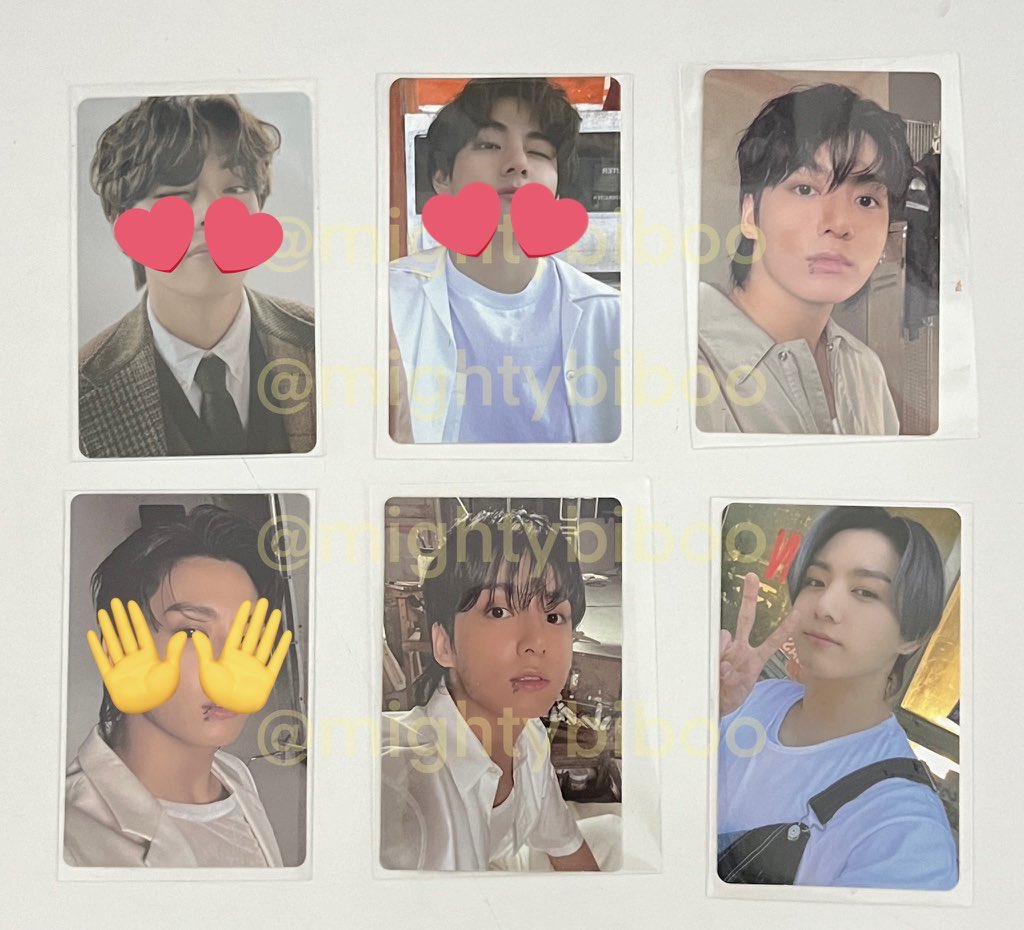 mightybiboo's tweet photo. ขายการ์ด 
จองกุก วี แทฮยอง 
เหลือ3ใบตามรูปค่า ใบละ 80 ค่า ❣️❣️

ทักมาดูพตได้คั้บ 
ทักแอคนี้ไม่ได้ทักแอคหลักได้ค่า 
( @mightylabbox )

#ปล่อยของสะสมbts #ปล่อยของสะสมบังทัน #ตลาดนัดbts #ตลาดนัดบังทัน #ตลาดนัดBTS #บั้มจองกุก #บั้มชูก้า #บั้มบังทัน https://t.co/gVlaNOIZ9m
