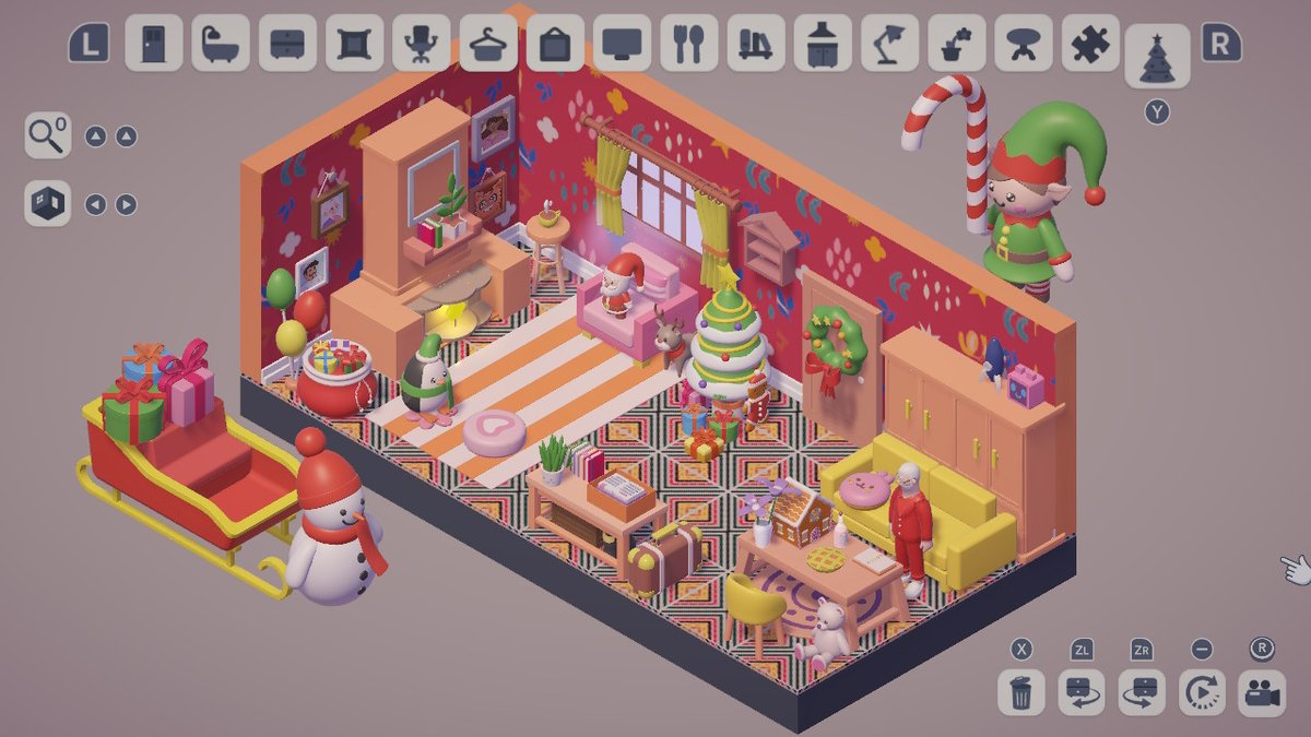 4dog_bitebite's tweet image. My Cozy Room🏠のアプデで
クリスマス家具増えてたので
白髭おじいの部屋を作ってみた🎅

追加された家具全部カワイイ💕
サンタの目がうるうるしてる🥺
お菓子の家がお気に入り🥧

#MyCozyRoom 
#Switch 
#スイッチ