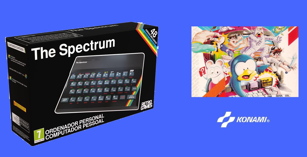 tecnostalgia's tweet photo. #Konami Japan llega a un acuerdo con #TheSpectrum para portar toda la serie RC de #MSX al aclamado micro ordenador.

Son más de 50 juegos!

@nenefranz designado Director Artístico y @unepic_fran de desarrollo.

Ni el color clash podrá con nosotros, han comentado a la agencia EFE! https://t.co/dcvrcYcZO1