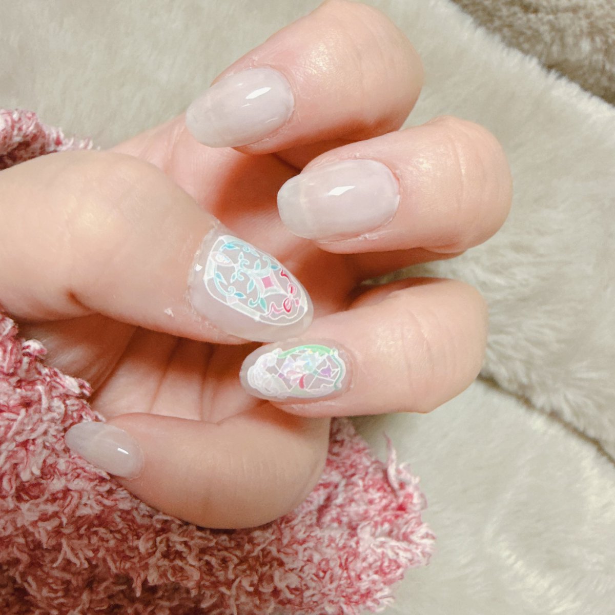 ネイルシール可愛すぎる
