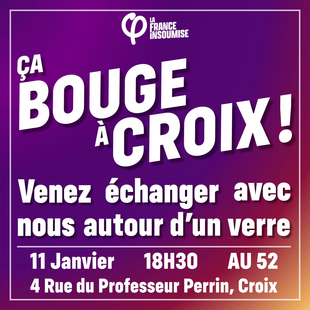 LFICroix's tweet photo. 📢Vous pouvez indiquer votre présence sur Action Populaire : https://t.co/IDf3FicsyB https://t.co/Y77TG6YSDM