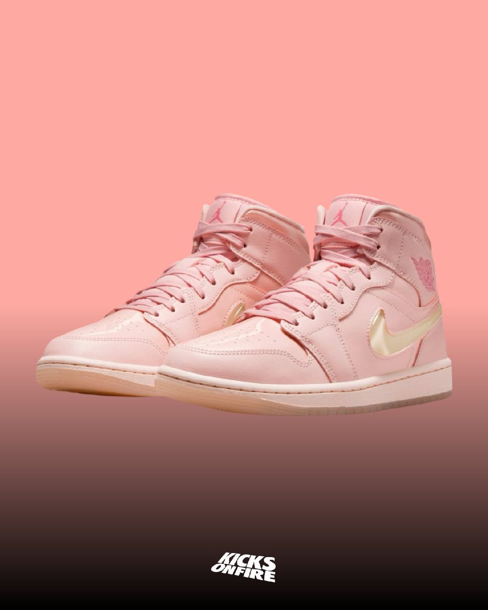 Air Jordan 1 Mid ピンク HF3173-600 Air Jordan 1 Mid Pink Patent Valentine's Day HF3173-600