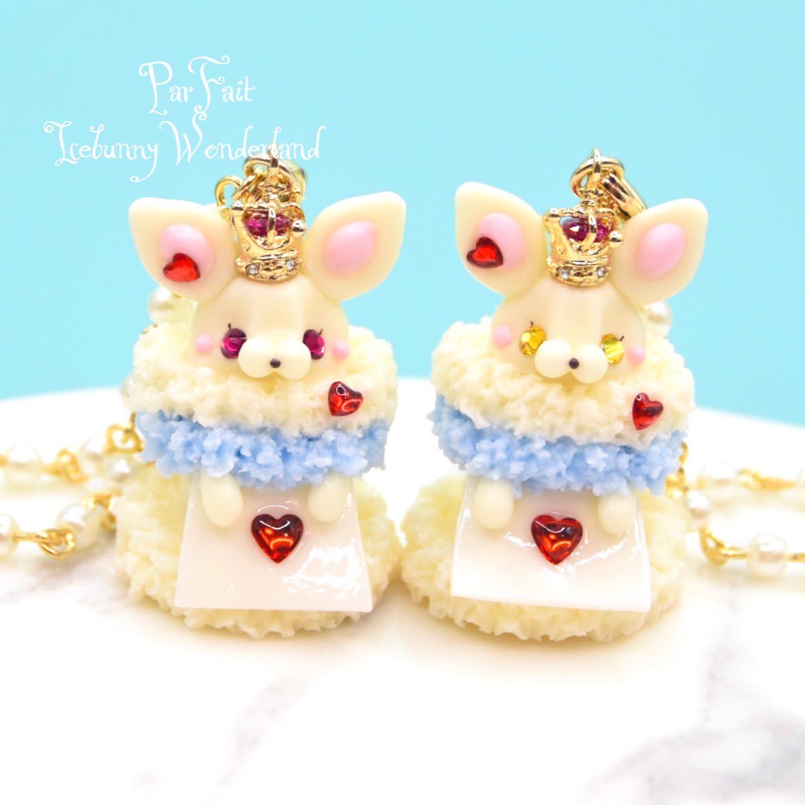 icebunny_usagi's tweet photo. 🌟受注受付を開始しました🌟

♥️♣️白うさぎさんのバッグチャーム・ネックレス♦️♠️

リクエストいただいたりんごシリーズと、
今年海外で販売したピンクハロウィンのアイスコーンも合わせて受付します🎀

受付♡12/28 21:00〜12/30 21:00
お届け♡1月末頃

https://t.co/l2glQjuCsU 

#アイスバニー https://t.co/m5AZckRUPK