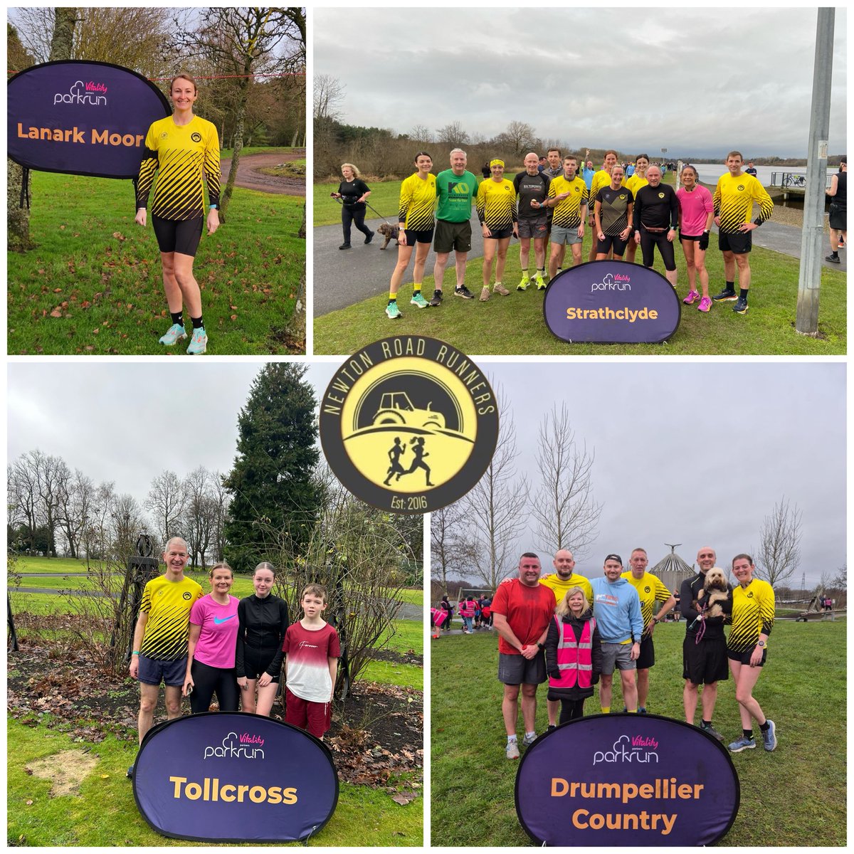 Well done to our Newton Parkrunners and volunteers all over the country today. 
💛🖤💛#loveparkrun <a href="/UKRunChat/">UKRunChat</a> <a href="/parkrunUK/">parkrun UK</a> <a href="/scotathletics/">scottishathletics</a>