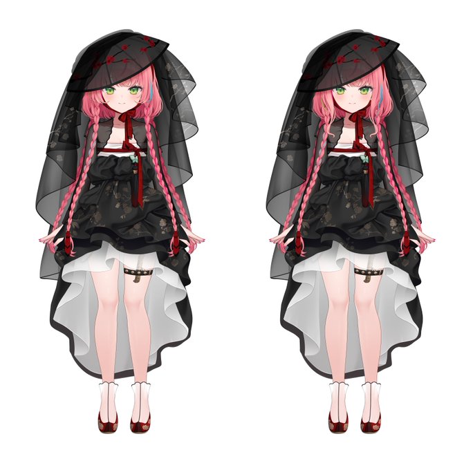 StelLive 『花子ナナ』 (@ HanakoNana_) の新衣装を担当させていただきました! どうぞよろしくお願いします❤️ 