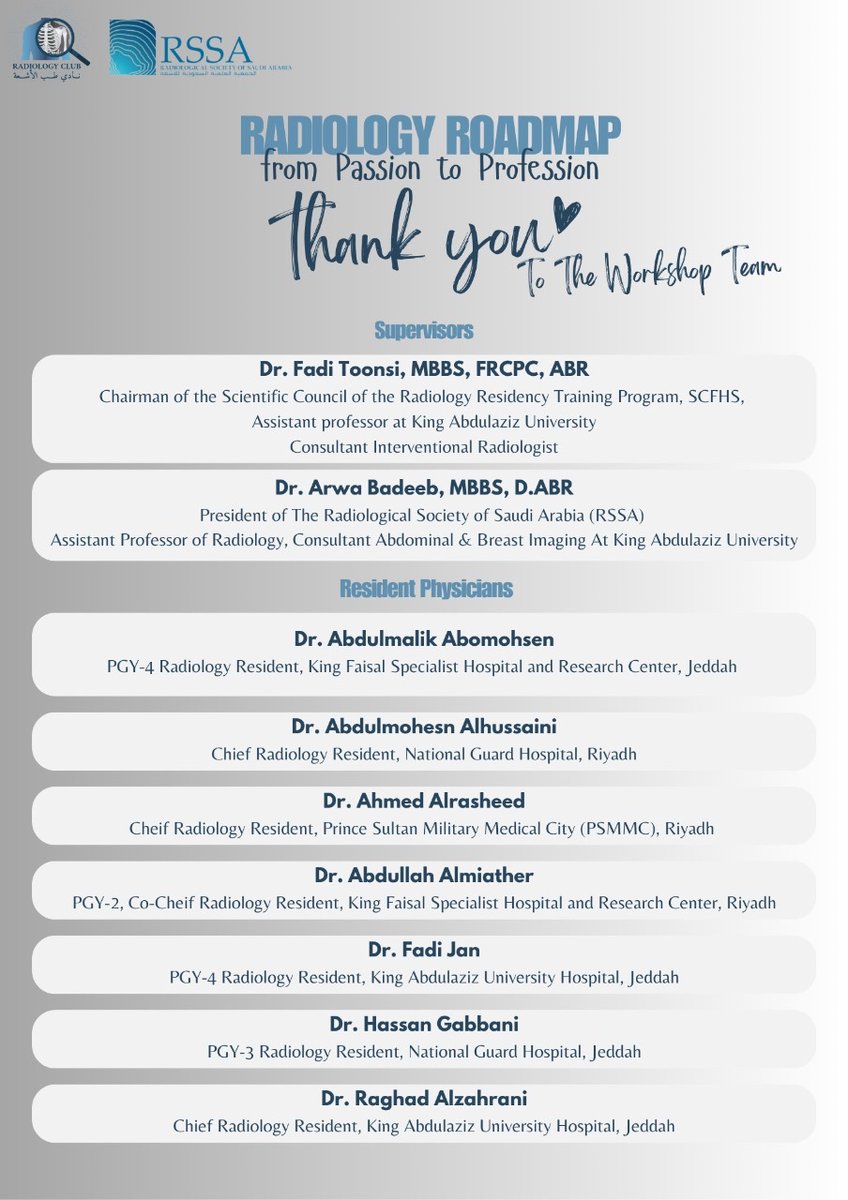 radiology_club_'s tweet photo. Thank you! 
#RadiologyRoadMap https://t.co/6Xn9xFMuFy