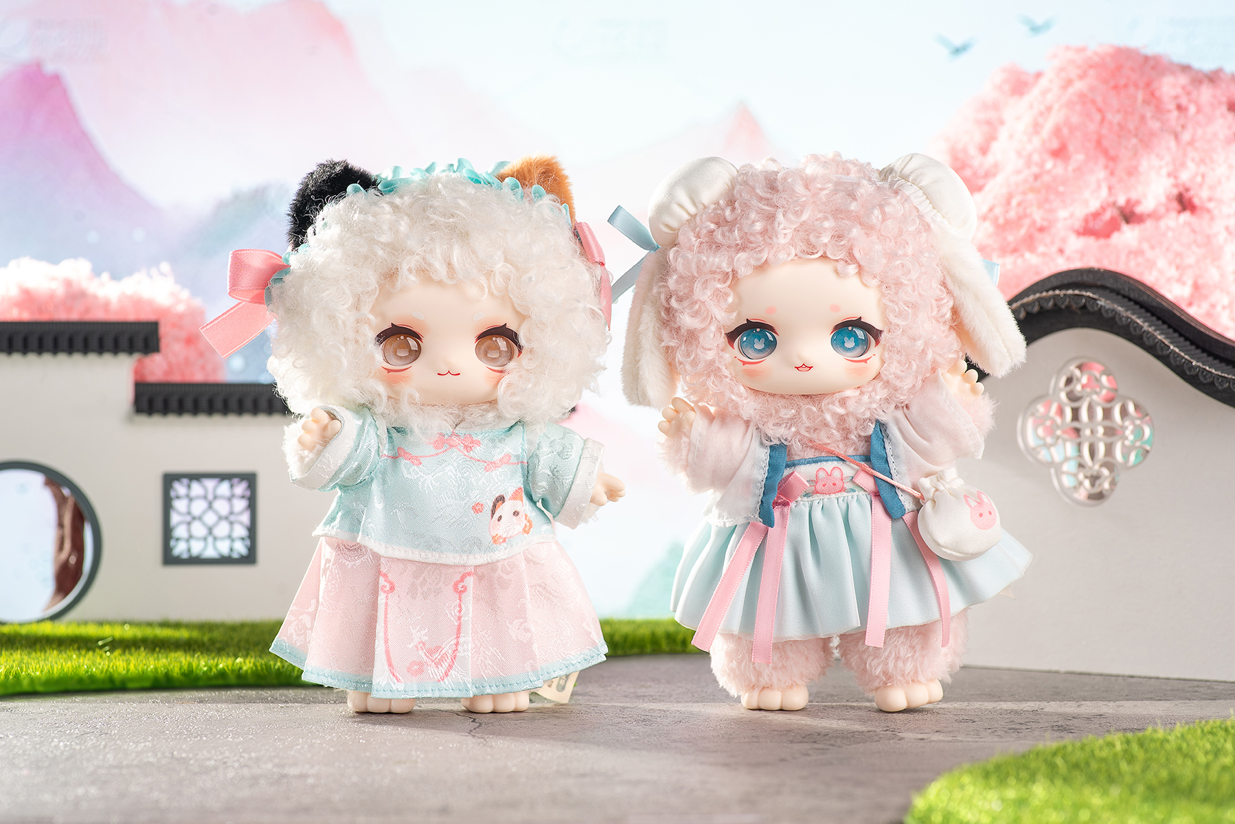 NAGI 山河浪漫系列 山河ロマン 粉黛 兎 ドール ぬいぐるみ ② 次元界