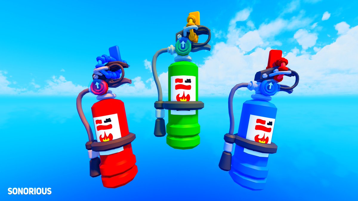 Sonorious3D's tweet photo. Some fire extinguisher modelling work for the day!🧯

#RobloxDev #Roblox #RobloxCommissions
@robloxdevrel https://t.co/qhiB3GO9Ch