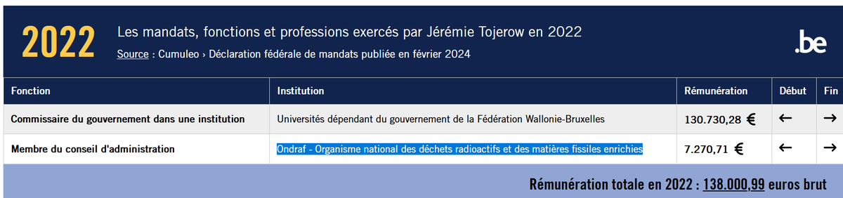 Phineas_Barnum's tweet photo. @LavissimaB @PSofficiel @jeremietoj Je suis spécialement fier de ses compétences en matière de déchets radioactifs et des matières fissiles enrichies #Ondraf https://t.co/xiRfgoOeNx