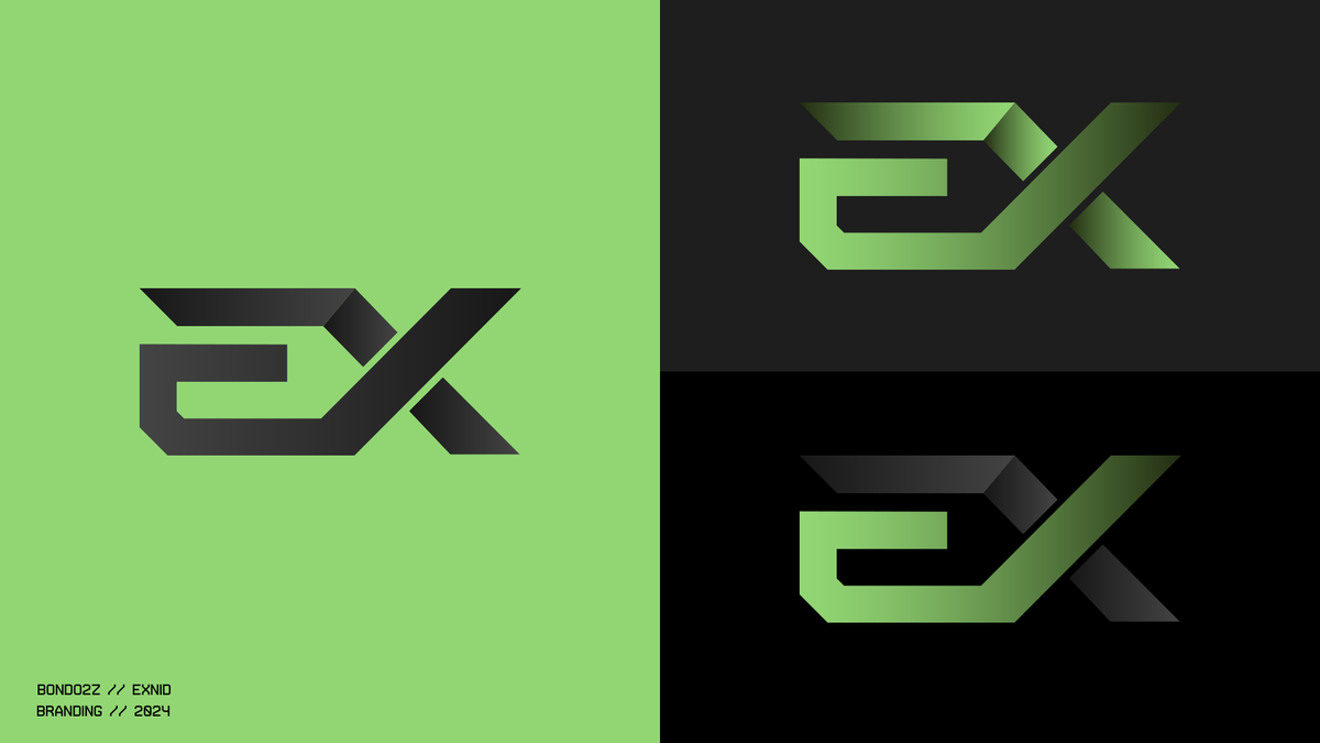 Brand Identity // Client: <a href="/Exnid_/">Falcons Exnid</a> 💚
( Sharing the Whole Package soon)

Hope u all like it!, Support is appreciated <3