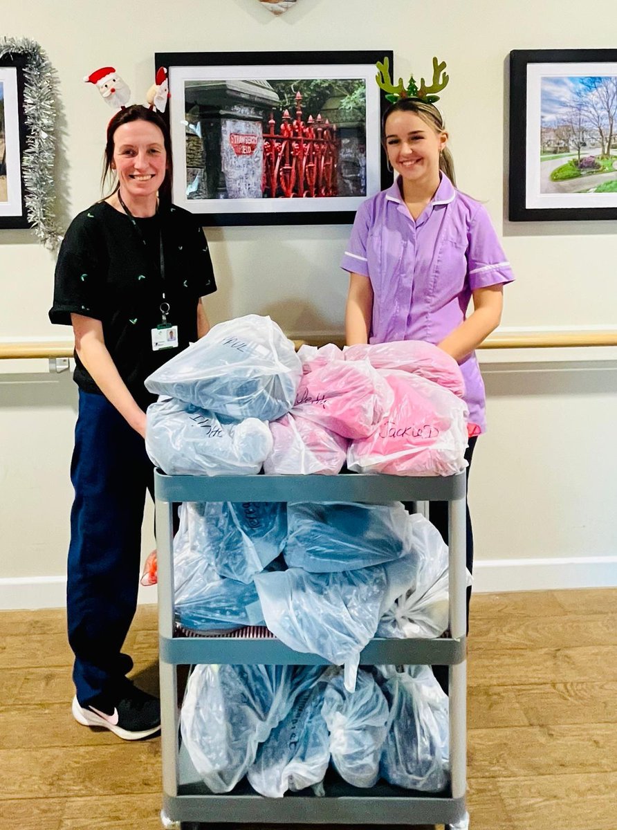 💚 A huge thank you from Emma, Activities Coordinator at The Beeches, for all the support throughout the year from families, staff &amp; friends of Parkhaven Trust. Thanks to fundraising raffles Emma purchased Christmas PJ's for all our service users - special Christmas treat!💚