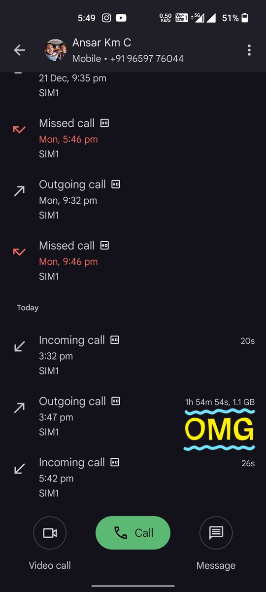 Prabhak39222362's tweet photo. #jio
Why 1.1 gb net used while speaking normal call #scamjio
@i_am_ansar55 https://t.co/wzfPdC0tbk