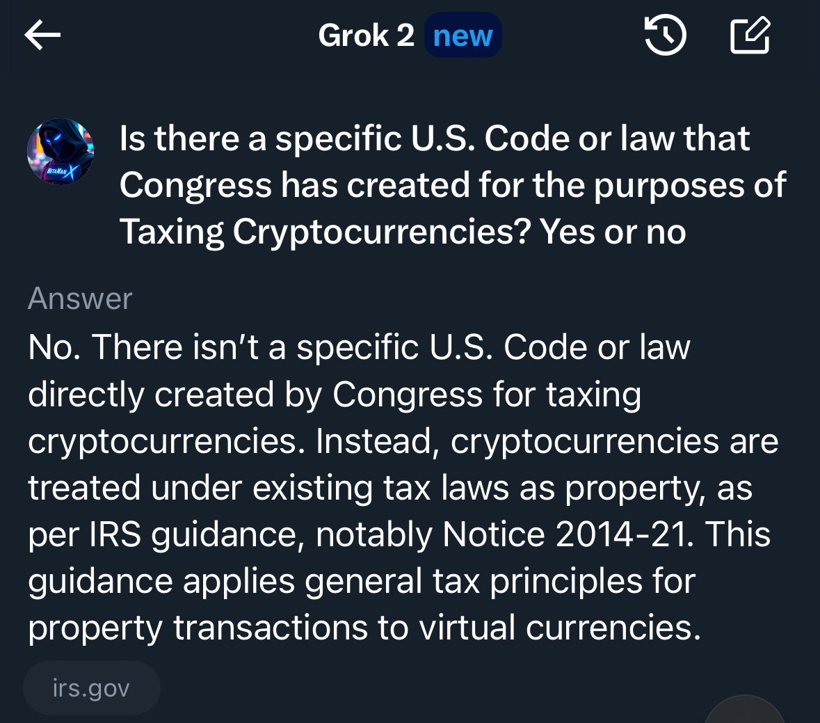 πππ©ππππ£ π β’ (@metaman_x) on Twitter photo <a href="/BitcoinNewsCom/">Bitcoin News</a> Excuse me sirβ¦
Ahemβ¦
What actual congressional Law or U.S. Code defines what cryptocurrency is & how cryptocurrency & XRP should be taxed?
The overturning of Chevron Deferenceβ¦
As Of June 28, 2024β¦
Federal agencies no longer have the power to interpret ambiguous laws <a href="/BitcoinNewsCom/">Bitcoin News</a> Excuse me sirβ¦
Ahemβ¦
What actual congressional Law or U.S. Code defines what cryptocurrency is & how cryptocurrency & XRP should be taxed?
The overturning of Chevron Deferenceβ¦
As Of June 28, 2024β¦
Federal agencies no longer have the power to interpret ambiguous laws