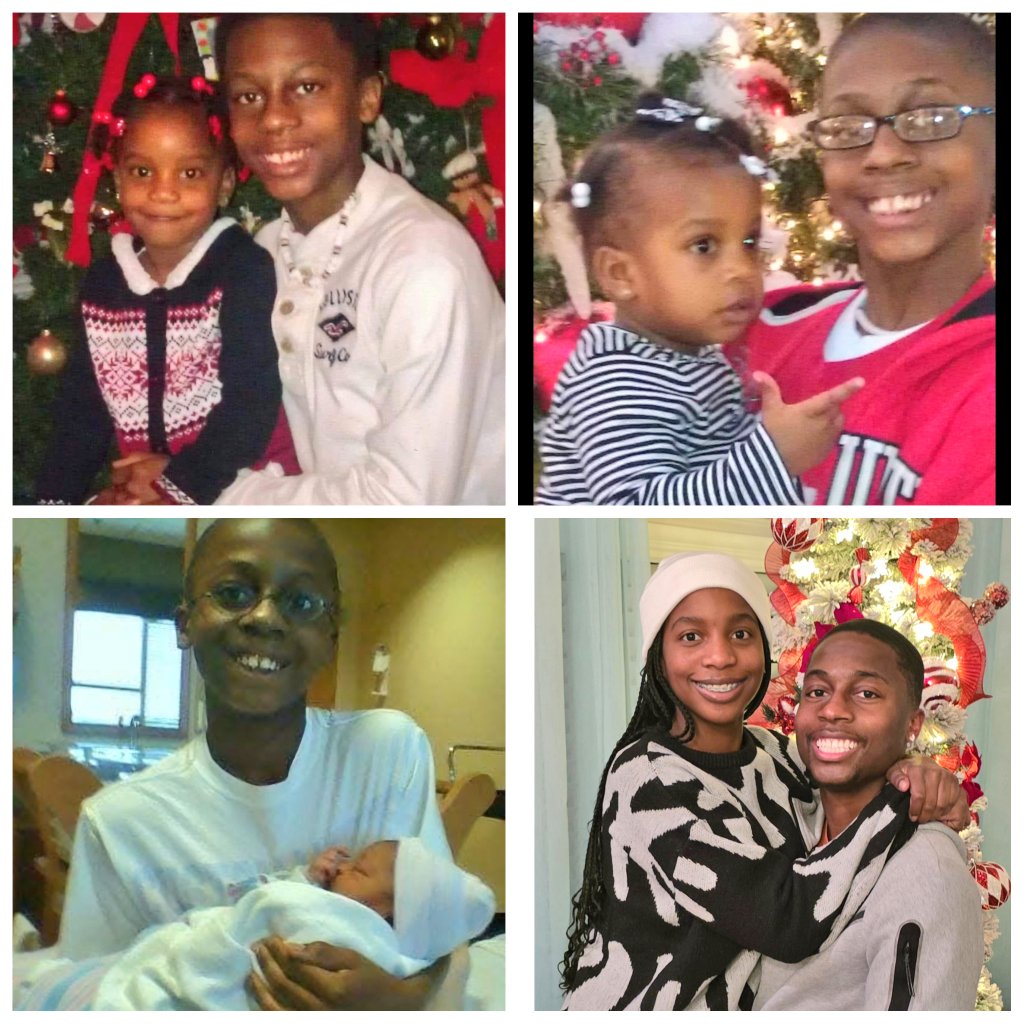 Our Christmas Tradition continues....
He promises to hold her forever. 🫂 
Big brother/ little sister
#My2Heartbeats ❤️ ❤️