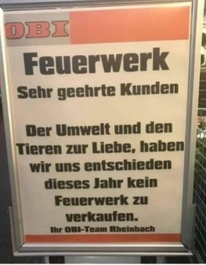 Jeder sollte diesem Beispiel folgen.