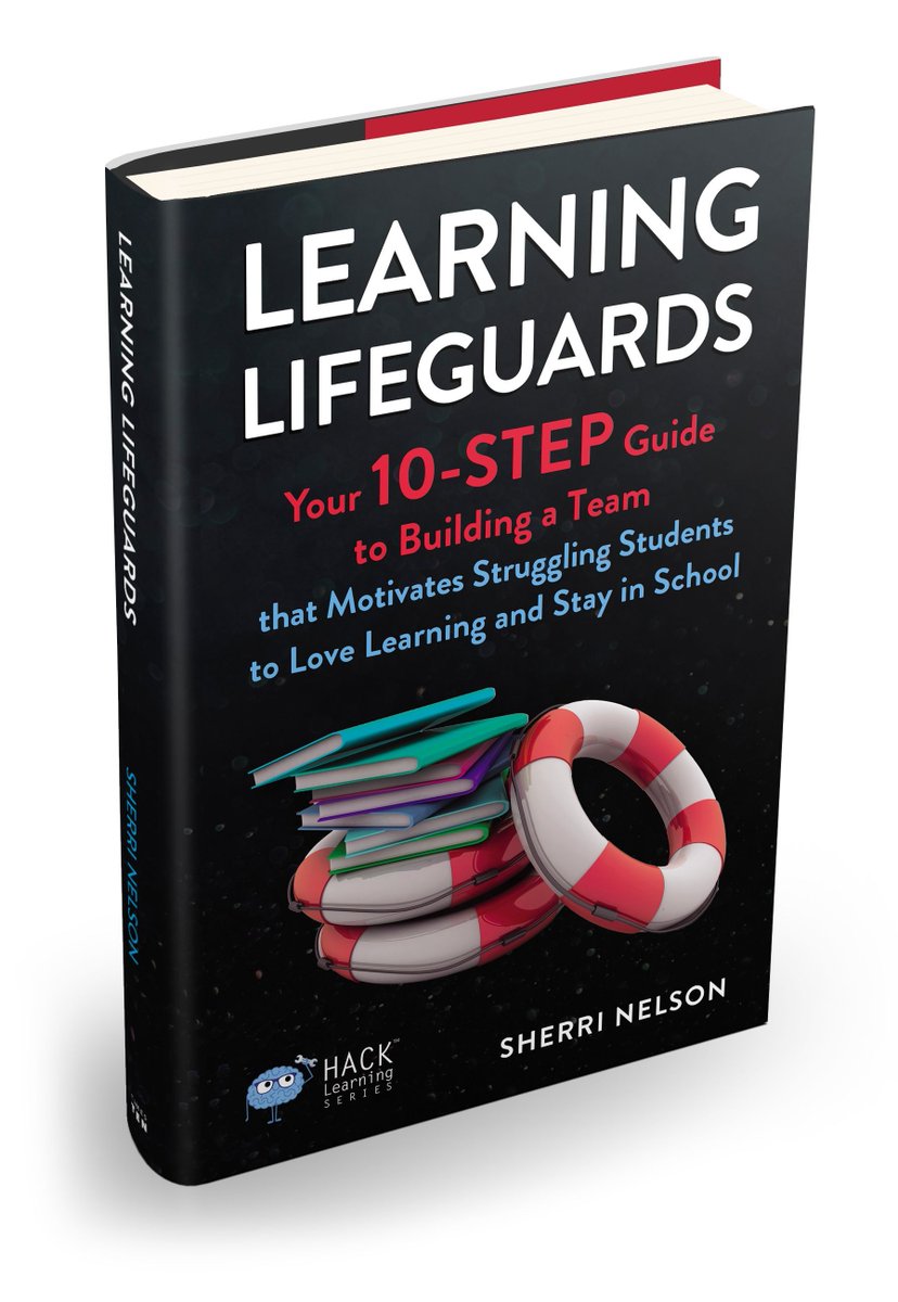 hackmylearning's tweet photo. Learning Lifeguards by Sherri Nelson, a must-read guide for building a team that motivates struggling students to love learning and stay in school! Grab your copy today and start building your Learning Lifeguard team! https://t.co/2BrAvcfA68 
#SchoolLeadership #LearningLifeguards https://t.co/T6ghENOY35