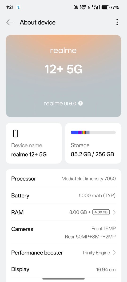 manav_magotra's tweet image. Today realme 12 plus receive realme 6.0 android 15 update . Realme 6.0 is smoother tha realme 5.0. But somes of features is missing  like some flux themes, new volume bar , torch effect and ai features@realmeIndia @realmecareIN #realme6.0. please provide me feature in next update