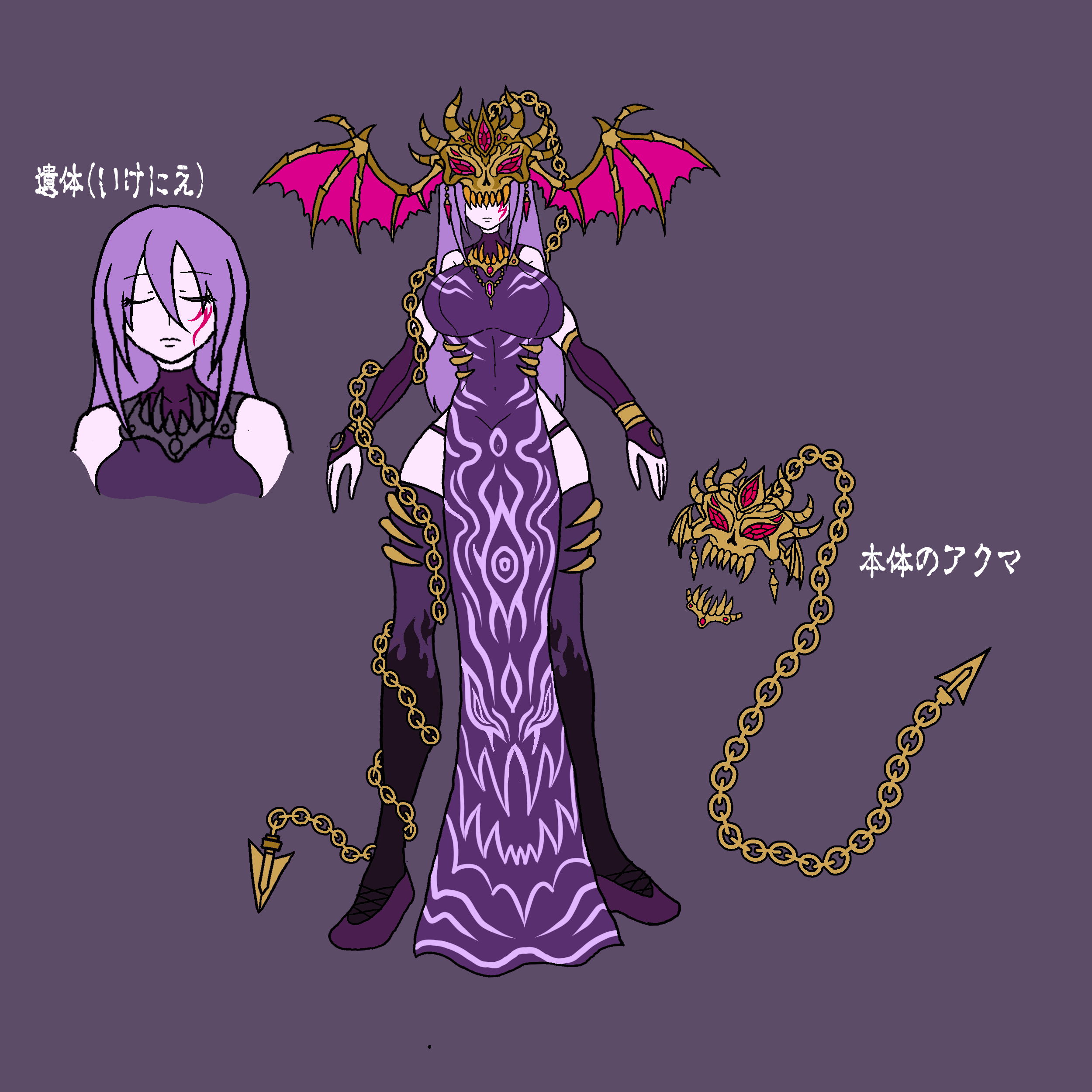 創作　オリジナル 手描きイラスト 【人形様】 二重人格人形少年 #絵描きさんと繋がりたい #創作 #うちの子