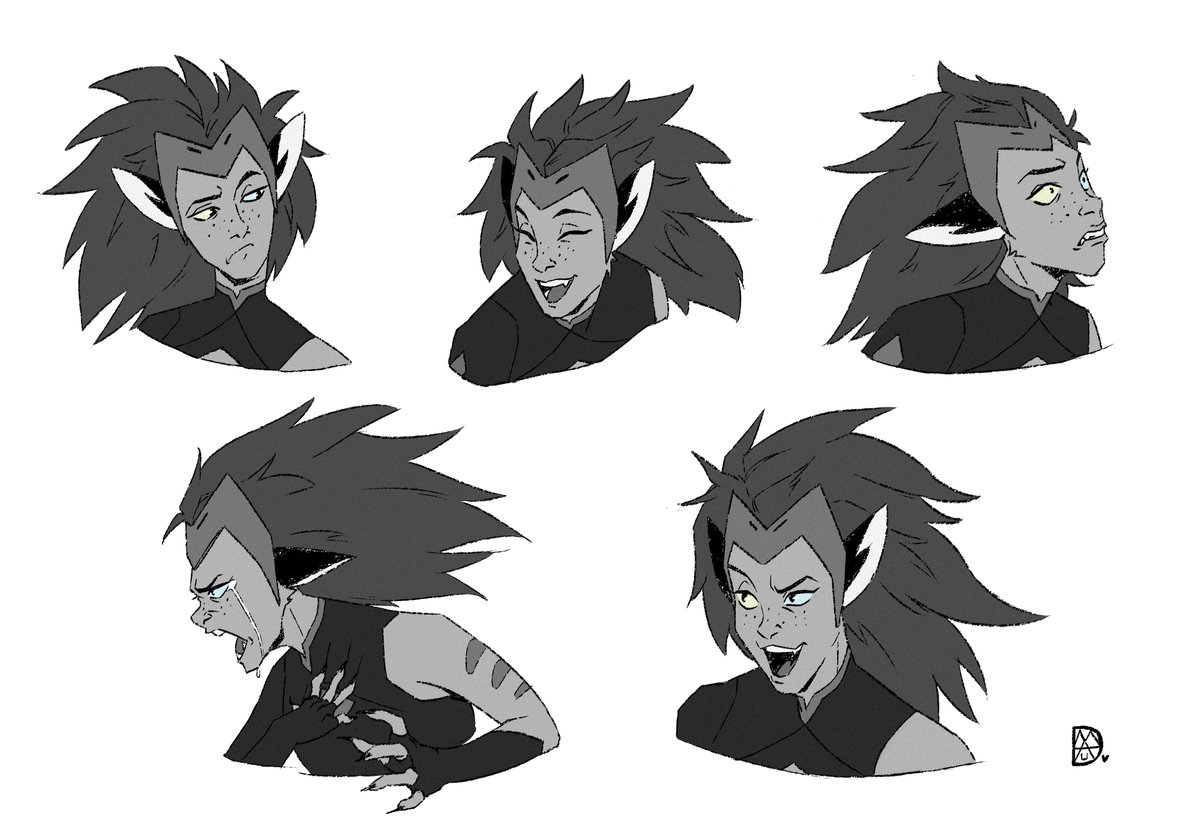 Maomauda's tweet image. Catra Expressions
#Shera #SheraandthePrincessesofPower #catra #chatrafanart #sherafanart #expressionsheet #spop