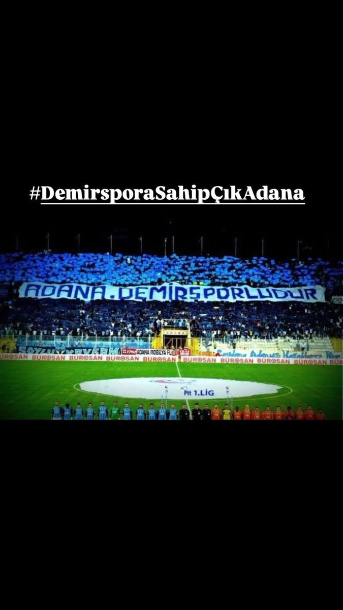 atillabarman's tweet photo. #DemirsporaSahipÇıkAdana 
@ZeydanKaralar01 
@omerrcelik 
@jsarieroglu https://t.co/9x2gS5GXOc