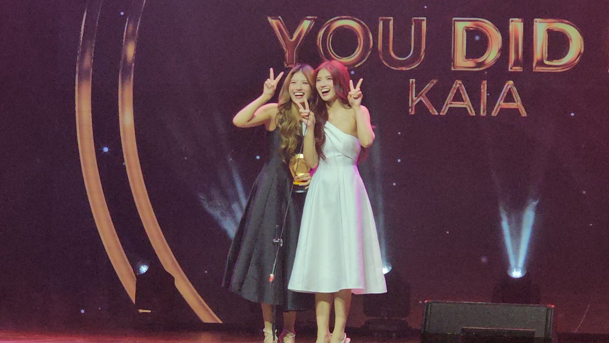 .<a href="/KAIAOfficialPH/">KAIA Official</a> wins their second award for tonight, Vocal Arrangement in a song recording award for their song "You Did It"

#PPopMusicAwards2024