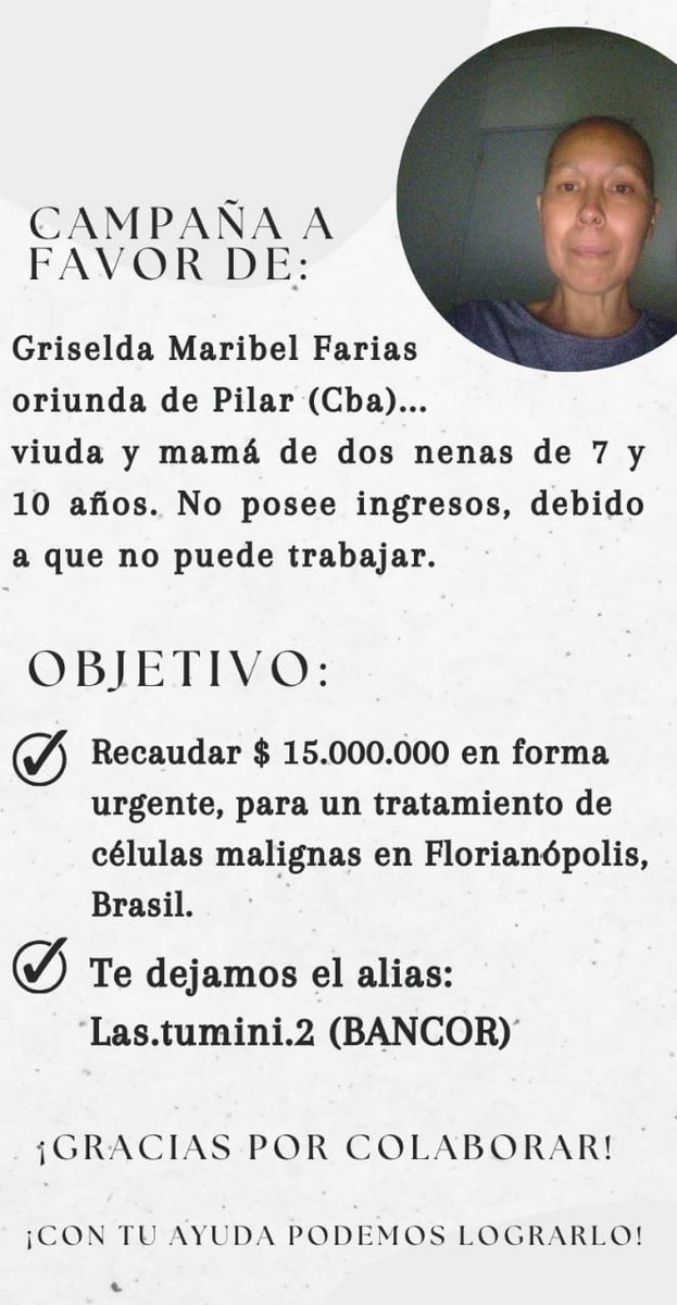 AYUDANOS 🙏🏼 compartir por favor . Muchas gracias .