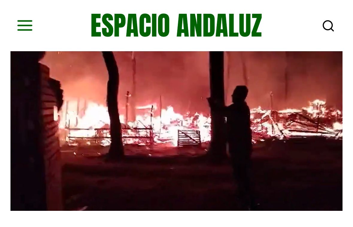 jochimet (@jochimet) on Twitter photo Arde un asentamiento de trabajadores de los frutos rojos en #LucenaDelPuerto ante la pasividad de <a href="/AndaluciaJunta/">Junta de Andalucía</a> <a href="/DipuHU/">Diputación de Huelva</a> y la mirada cínica de los empresarios q no se preocupan del bienestar de la mano de obra espacioandaluz.com/andalucia/120-… Justicia, trabajo digno vía <a href="/EspacioAndaluz/">Espacio Andaluz</a> Arde un asentamiento de trabajadores de los frutos rojos en #LucenaDelPuerto ante la pasividad de <a href="/AndaluciaJunta/">Junta de Andalucía</a> <a href="/DipuHU/">Diputación de Huelva</a> y la mirada cínica de los empresarios q no se preocupan del bienestar de la mano de obra espacioandaluz.com/andalucia/120-… Justicia, trabajo digno vía <a href="/EspacioAndaluz/">Espacio Andaluz</a>