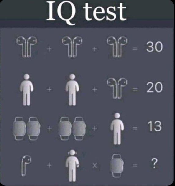 Hammertime2004's tweet photo. @elonmuskTN The way I saw it was 

1st row= 10+10+10=30
2nd row= 5+5+10=20
3rd row=4+4+10=13
4th row= 5+17x2=44 https://t.co/n4rS2Zadut