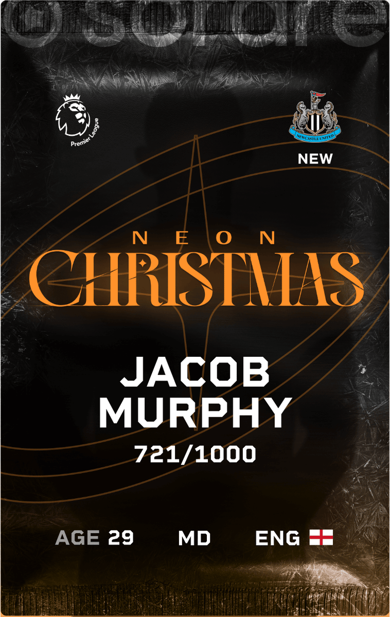 🚨SORARE GIVEAWAY🚨

To end 2024, I'm giving away one of the most in-form players in the Premier League right now, Jacob Murphy 👀

To enter👇

-Follow me
-Like and Repost

Winner announced on Tuesday 31st December⏰

#Sorare #SorareGiveaway