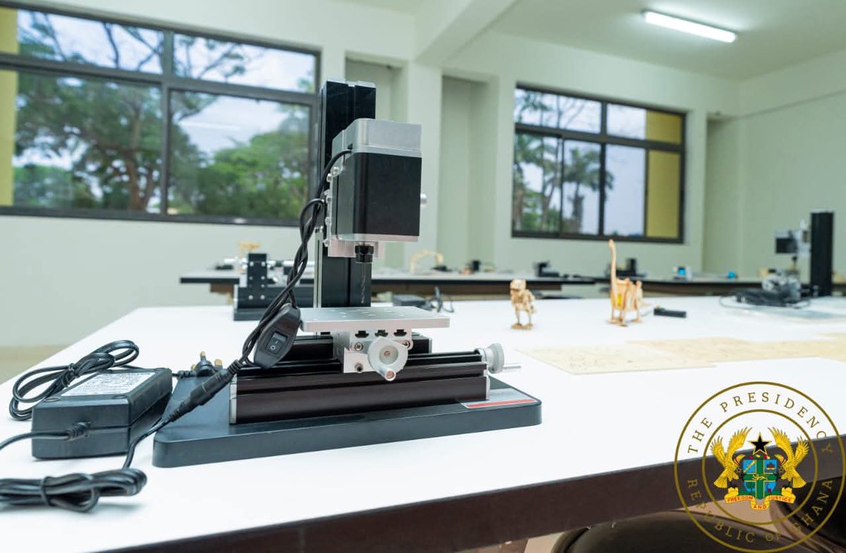 Master_PlannerJ's tweet photo. Yesterday, President @NAkufoAddo commissioned the state-of-the-art Accra STEM Academy, located in East Legon, reaffirming his govt's deliberate commitment to position Ghana๐ฌ๐ญ as a leader in STEM education & innovation in Africa.
#FreeSTEM
#AkufoAddoLegacy https://t.co/TGBZ3Bo7a3