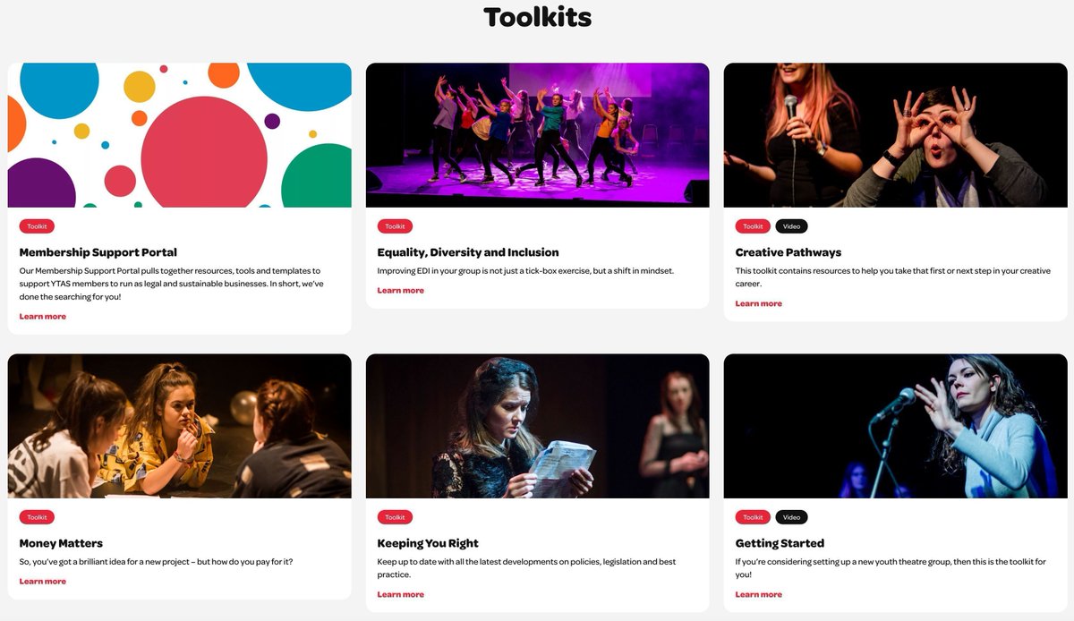 If you're looking for information to support your youth theatre work, our website has toolkits, resources, research and advice. Topics include how to start a company, making an EDI plan, getting funding, environmental sustainability and current legislation buff.ly/4dIDpC6